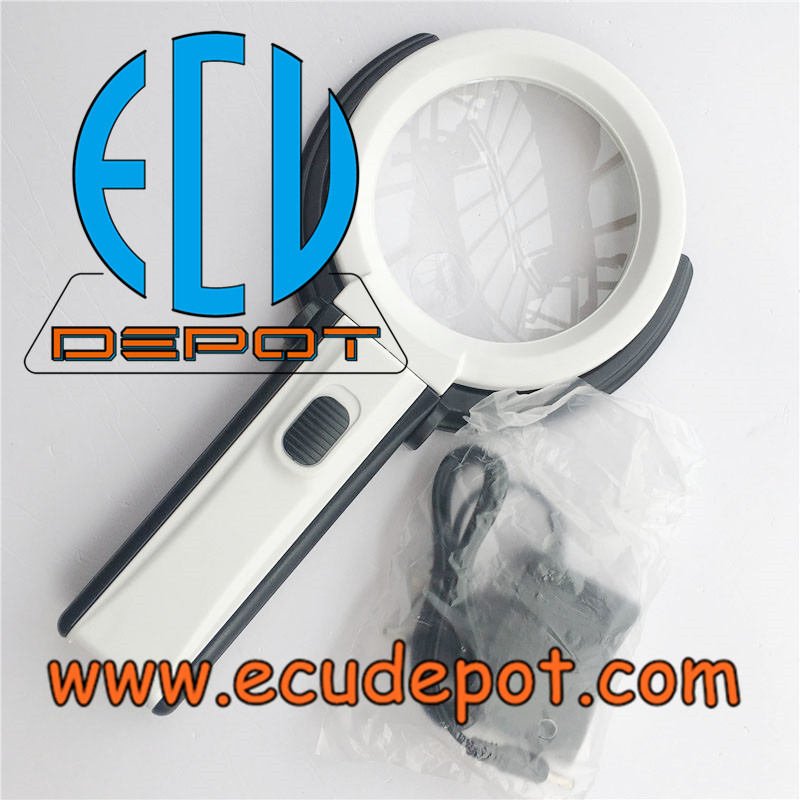 Benchtop ECU repair magnifier