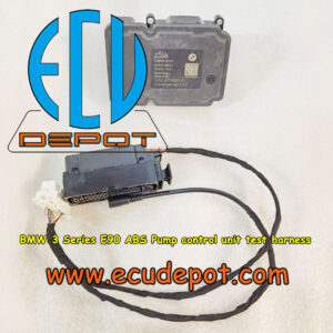 BMW 3 series E90 chassis car DSC steuergeraet ABS hydraulic pump ATE control unit test harness