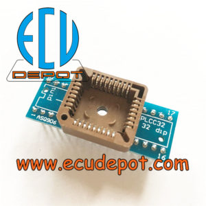 PLCC32 chip programming socket PLCC32 to DIP32 chip tuning Adapter