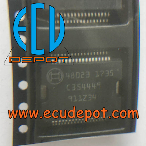 48023 BOSCH ECU Vulnerable power driver chip