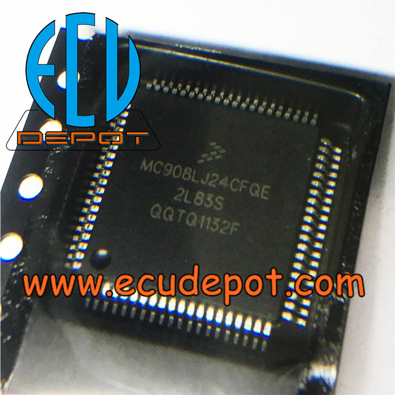 MC908LJ24CFQE Car ECU Commonly used vulnerable MCU chips