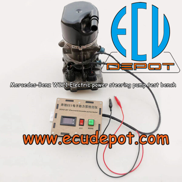 Mercedes-Benz W221 chassis car electric Power steering pump hydraulic pump test platform