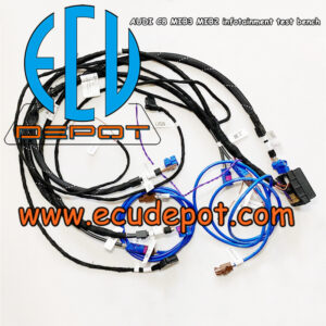 AUDI C8 MIB2 MIB3 head unit upper screen air condition screen Disc player USB panel interface test platform