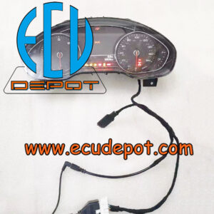 AUDI analogue speedo digital dials LCD dashboard Power on boot test bench