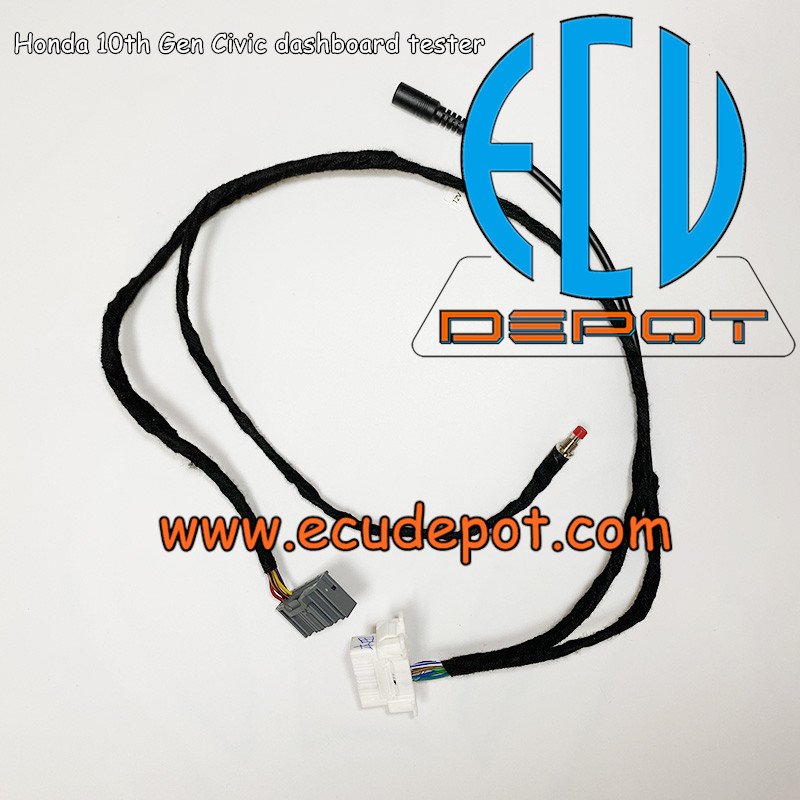 10th HONDA Civic instrument cluster speedometer diagnose test bench harness