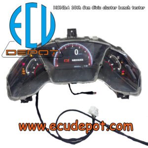 HONDA 10th generation CIVIC odometer tachometer dashboard cluster bench tester