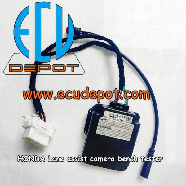 Honda Lane Departure Lane Keep Assist System Windshield Camera bench test bench platform