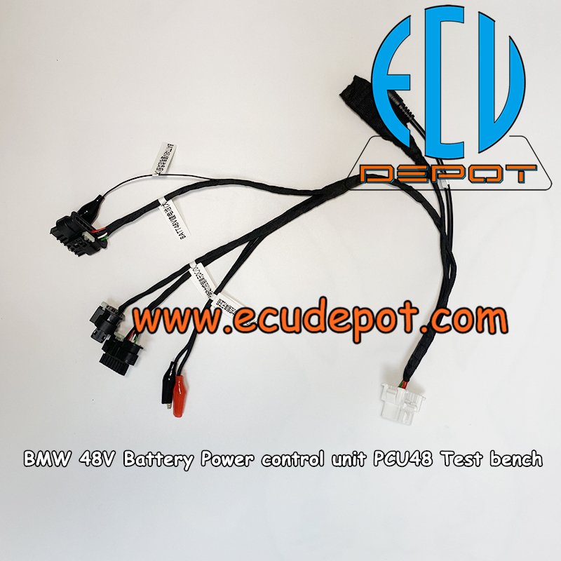 BMW MHEV 48V battery DCDC converter module PCU48 bench test platform
