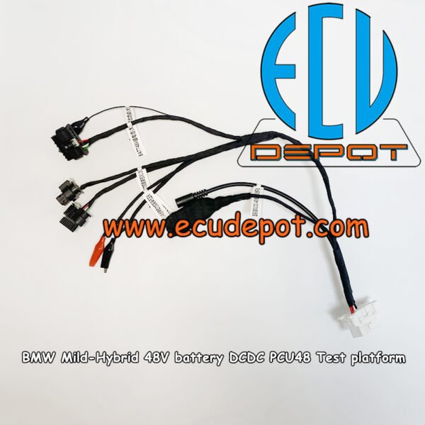 BMW Mild-Hybrid system 48V battery Batt48 Power control unit PCU48 test bench