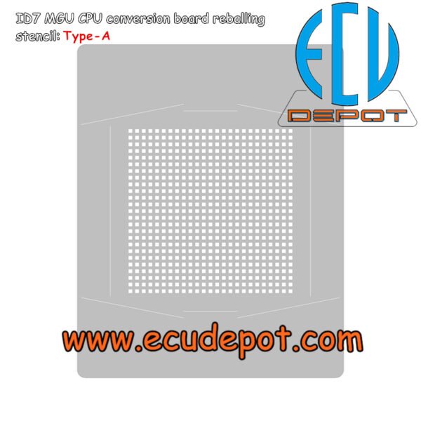 BMW iDrive7 MGU Head unit ID7 speedometer repair tools Reballing limit frame positioning plate