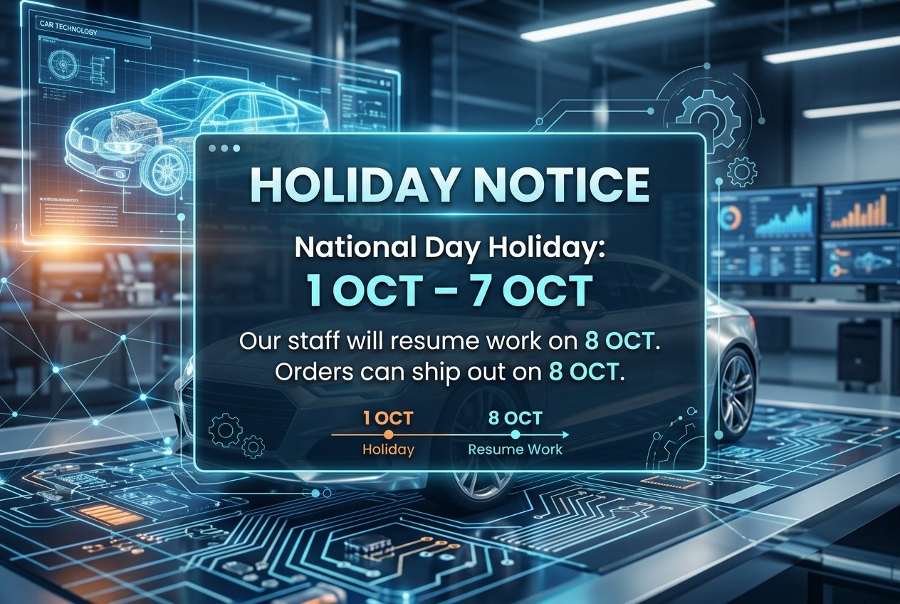 Holiday notice